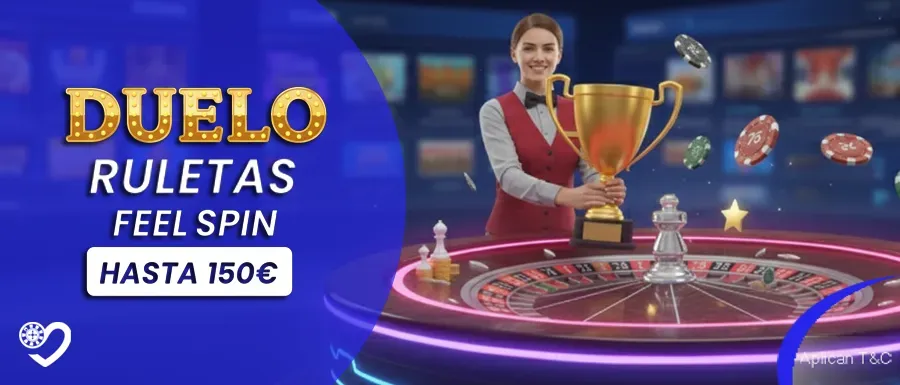 One-Play torneo Duelo FeelSpin 10.000 EUR mensual sobre tragaperras seleccionadas