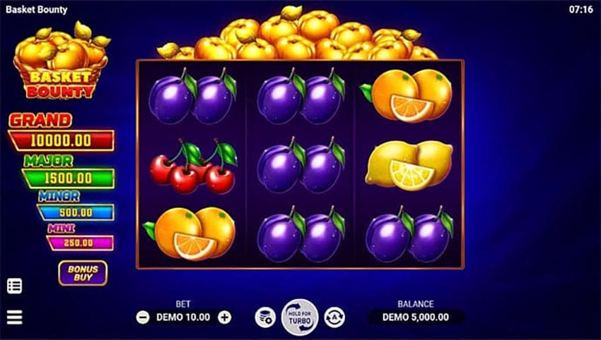 Basket Bounty Evoplay &mdash; cluster baloncesto con RTP 96,06% en OnePlay